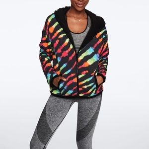 PINK reversible Sherpa jacket NWT